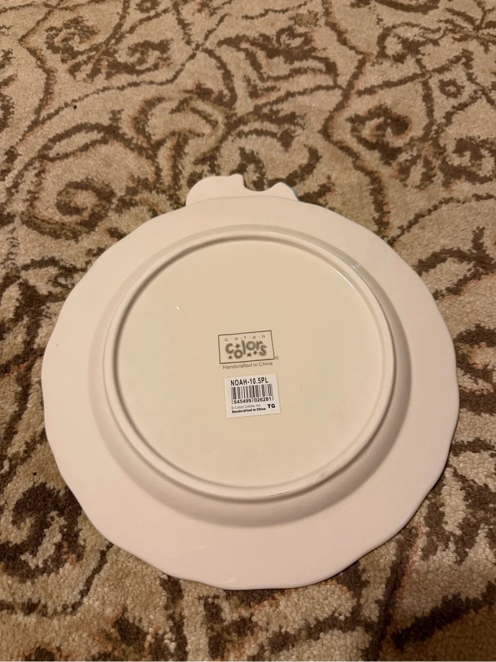 Coton Colors Happy Everything Noah’s ark plate